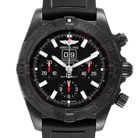 breitling blackbird blacksteel limited edition replica|Breitling chronomat blackbird a44359 watch.